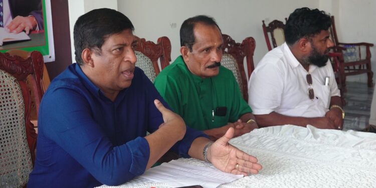 Mannar மன்னாருக்கு ஐக்கிய தேசியக் கட்சியின் தேசிய செயலாளர் ரவி கருணாநாயக்க விஜயம்