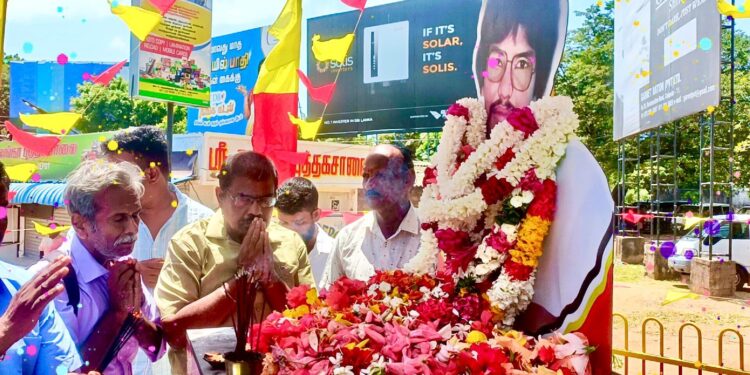 தியாக தீபத்திற்கு பொது வேட்பாளர் அஞ்சலி.