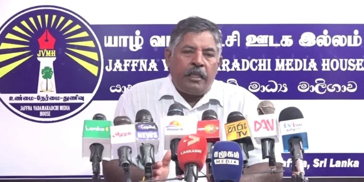நா.வர்ணகுலசிங்கத்தின் ஊடக சந்திப்பு!.