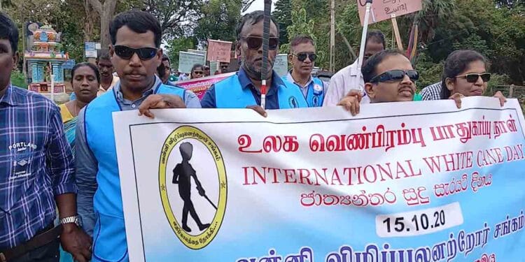 உலக வெண்பிரம்பு பாதுகாப்பு தினத்தை முன்னிட்டு வன்னியில் விழிப்புணர்வு பேரணி!