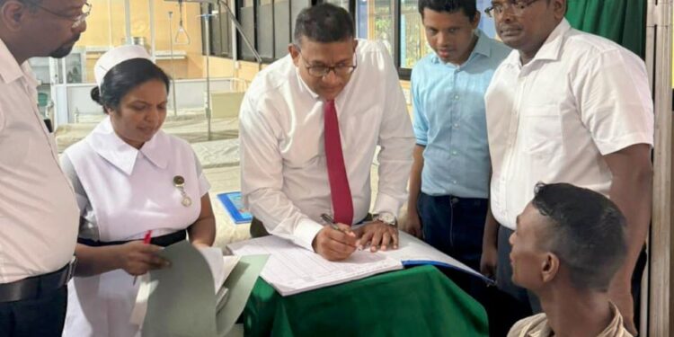 மன்னார் மாவட்ட பொது வைத்தியசாலையில் புதிய எலும்பியல் சத்திர சிகிச்சை விடுதிகள் திறந்து வைப்பு