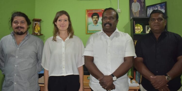 Mannar மன்னாரிற்க்கு விஜயம் மேற்க்கொண்ட ஜஸ்டின் கொய்லட்.