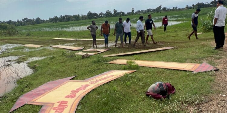 மாவீரர்நாளுக்காகத் தயாராகும் ஆட்காட்டிவெளி துயிலுமில்லத்தைப் பார்வையிட்டார் ரவிகரன் எம்.பி.