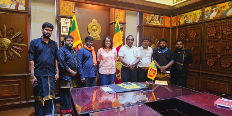 பாராளுமன்ற உறுப்பினர் செல்வம் அடைக்கலநாதனுக்கும் பிரதமர் ஹரிணி அமரசூரியவிற்கும் இடையில் சந்திப்பு.