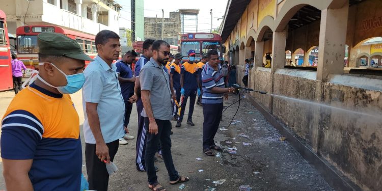 யாழ்.மத்திய பேருந்து நிலையத்தை தூய்மைப்படுத்தும் நடவடிக்கை முன்னெடுப்பு…