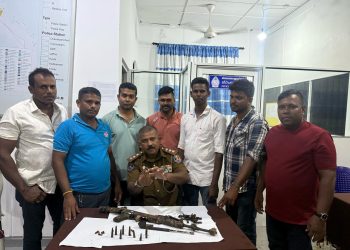 யாழ். குருநகரில் துருப்பிடித்த துப்பாக்கி மீட்பு…
