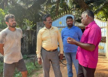 அமைச்சரின் சாரதியால் தாக்கப்பட்ட நபரை நேரில் பார்வையிட்ட ரவிகரன் எம்.பி