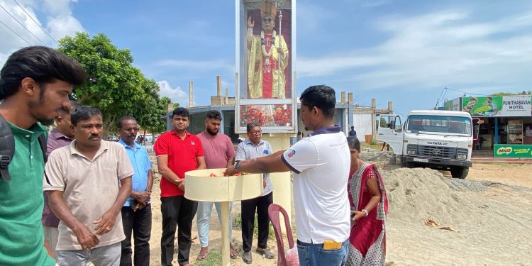 மன்னார் ஆயர் அமரர் மேதகு இராயப்பு யோசேப்பு ஆண்டகைக்கு அஞ்சலி.