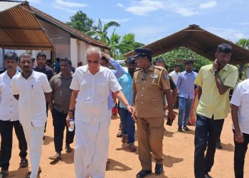 முத்துஜயன்கட்டில் உயிரிழந்த இளைஞரின் சடலம்  அஞ்சலிக்காக  வைக்கப்பட்டுள்ளது