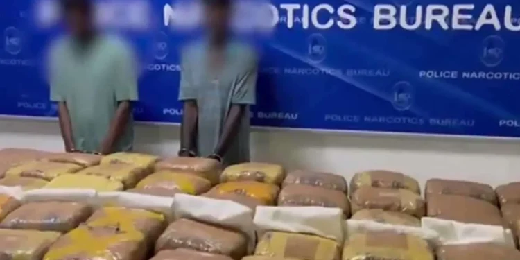 வத்தளையில் 5 கோடி கேரளா கஞ்சாவுடன் இருவர் கைது!