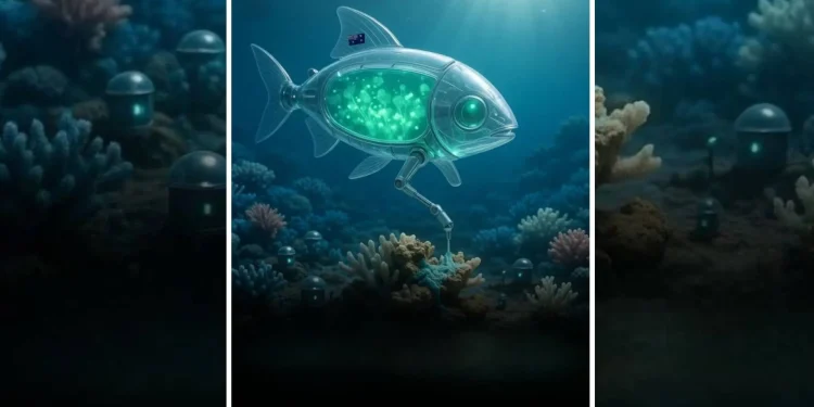 கடல் பாசியால் இயங்கும் ரொபோ மீன்