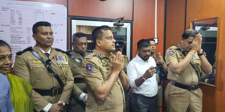 கிளிநொச்சியின்  பிரதிப்பொலிஸ்மா அதிபராக  M.N.S.மெண்டிஸ்