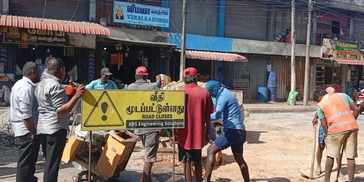 வீதி புனரமைப்பிற்காக மூடப்படும் திருநெல்வேலி சந்தி வீதி