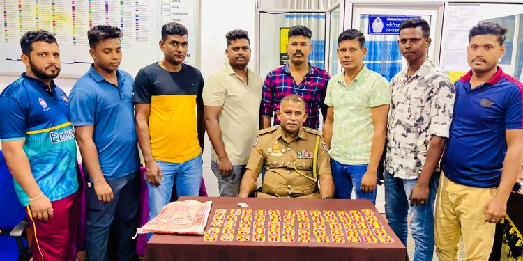 நீர்வேலியில் போதைப்பொருட்களுடன் கைதான  மூன்று இளைஞர்கள்