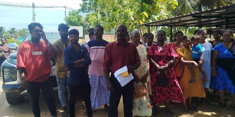 வண்ணான்கேணி வடக்கில் காணியின்றி தவிக்கும் குடும்பங்கள்