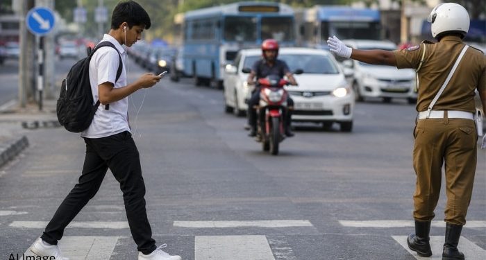 வீதிகளில் ஹெட்போன் அணிந்து பயணிக்கும் பாதசாரிகளுக்கு எதிராக சட்ட நடவடிக்கை
