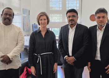 சுவிற்சர்லாந்து தூதுவரை சந்தித்த தமிழ் ஈழ விடுதலை இயக்கத்தின் பிரதிநிதிகள்