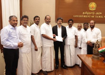 தமிழ்நாடு முதலமைச்சர் விஜயை சந்தித்த தமிழ்த் தேசியப் பேரவை குழு