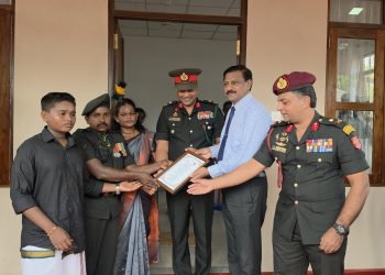 யாழில் இராணுவ வீரருக்கு வழங்கப்பட்ட 1.5 மில்லியன் ரூபாய் பெறுமதியான வீடு