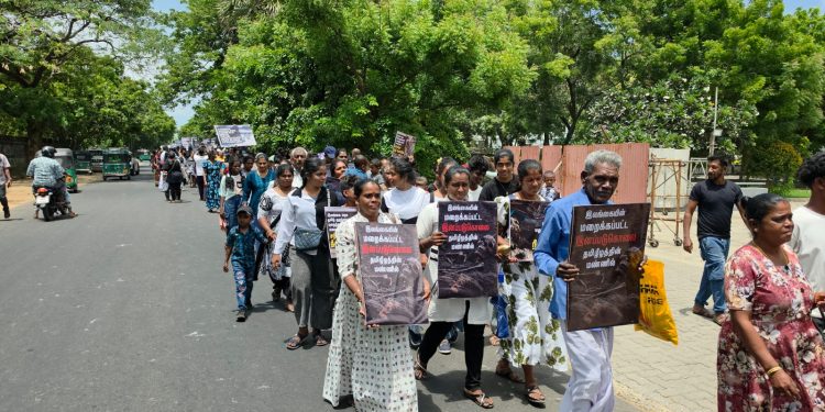 யாழில் “நீதியின் ஓலம் இரண்டு” போராட்டம்