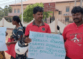 கண்டாவளையில் முன்னெடுக்கப்பட்ட கவனயீர்ப்பு போராட்டம்