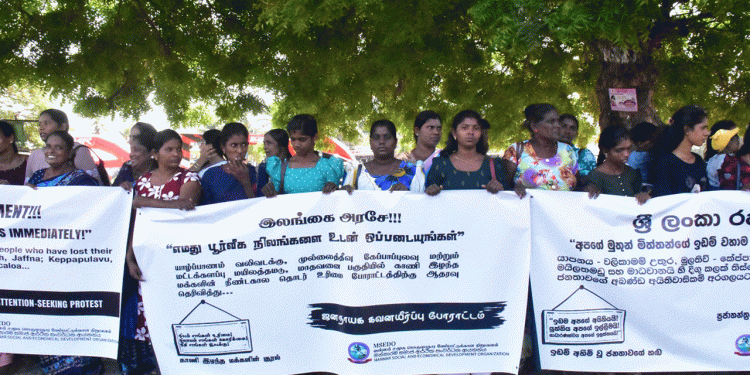 மன்னாரில் முன்னெடுக்கப்பட்ட கவனயீர்ப்பு போராட்டம்