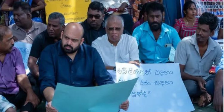 வலி.வடக்கு காணி விடுவிப்பு போராட்டத்திற்கு ஆதரவளித்த அரசியல் பிரதிநிதிகள்