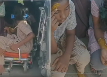 ஓடும் அரசுப் பேருந்திலிருந்து விழுந்து 8 பழங்குடியின மாணவிகள் காயம்!