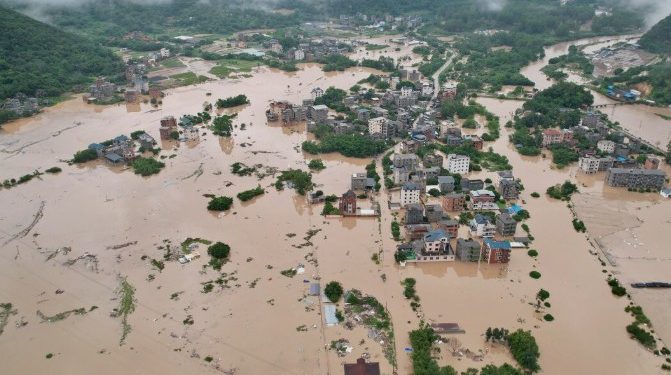 சீனாவில் பாரிய வெள்ளம்