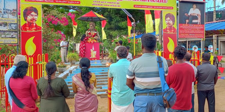 நல்லூரில் தியாக தீபத்தின் எட்டாம் நாள் நிகழ்வு