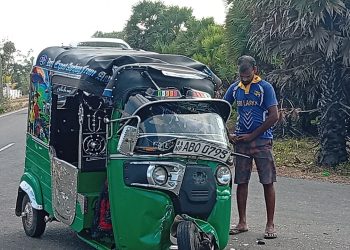 வடமராட்சி கிழக்கில் முச்சக்கர வண்டி விபத்து!