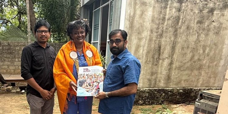 யாழிலுள்ள தேசிய மக்கள் சக்தி நூலகத்திற்கு கியூபா தூதுவர் விஜயம்