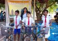 மாணவர்களின் கல்வி நடவடிக்கைகளுக்கு உதவும் வகையில் துவிச்சக்கர வண்டிகள் வழங்கி வைப்பு