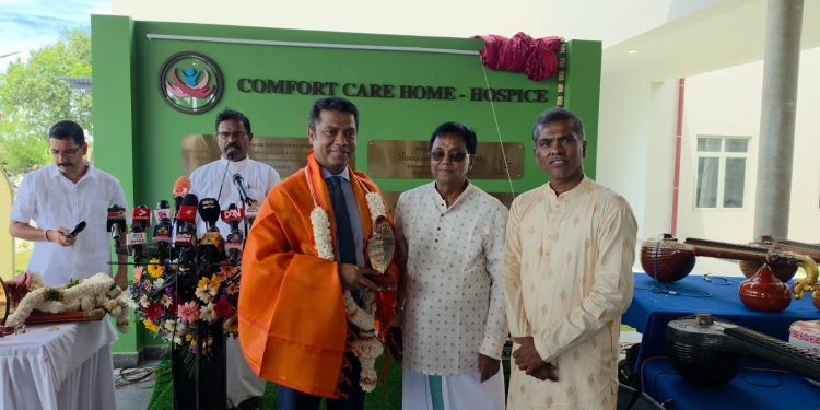 சாவகச்சேரியில் இலவச வாழ்வு நிறைவுப் பராமரிப்பு இல்லம் திறந்து வைப்பு